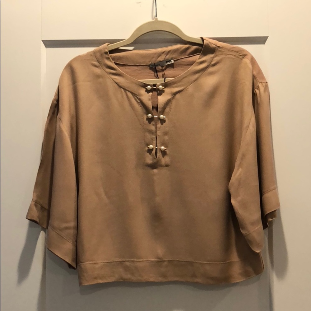 Zara Blouse with Pearls